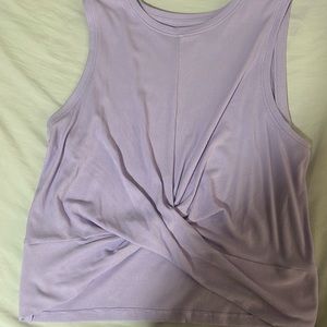 purple all in motion tank top